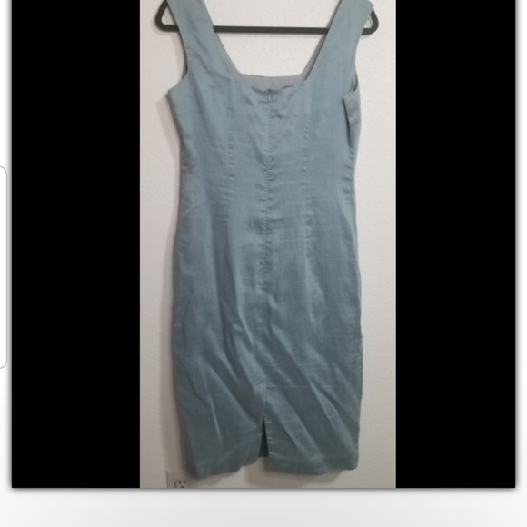 Laundry by Shelli Segal linen blend dress - Picture 4 of 4